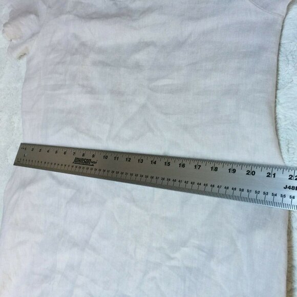 Rosemarine Made in Italy Womens Scoop Neck Short Sleeve Midi Dress Cutout Hem - Picture 5 of 9